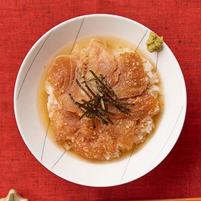 減塩調味料で作る鯛茶漬け