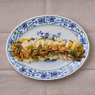 しっとり鶏胸肉の野菜あんかけ