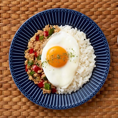 ナンプラー香る風味豊かなガパオライス