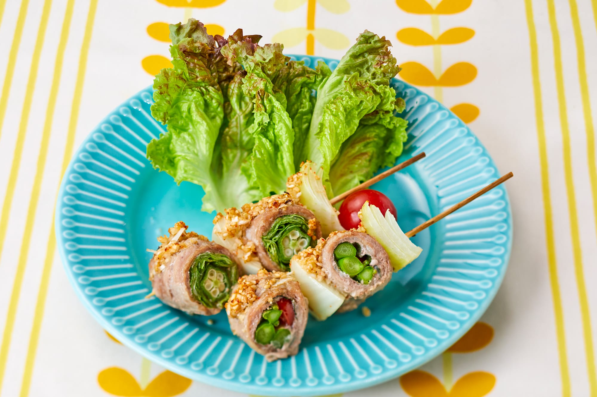 夏野菜とポークのBBQ風
