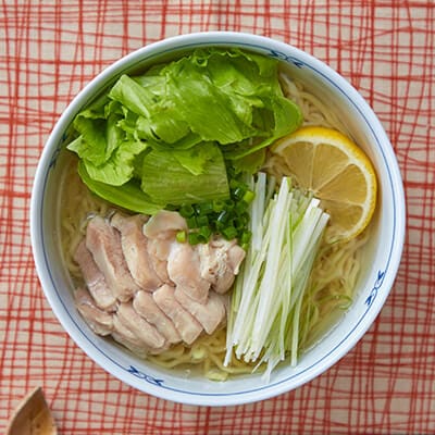 ラー麦麺でつくるフォー風ラーメン