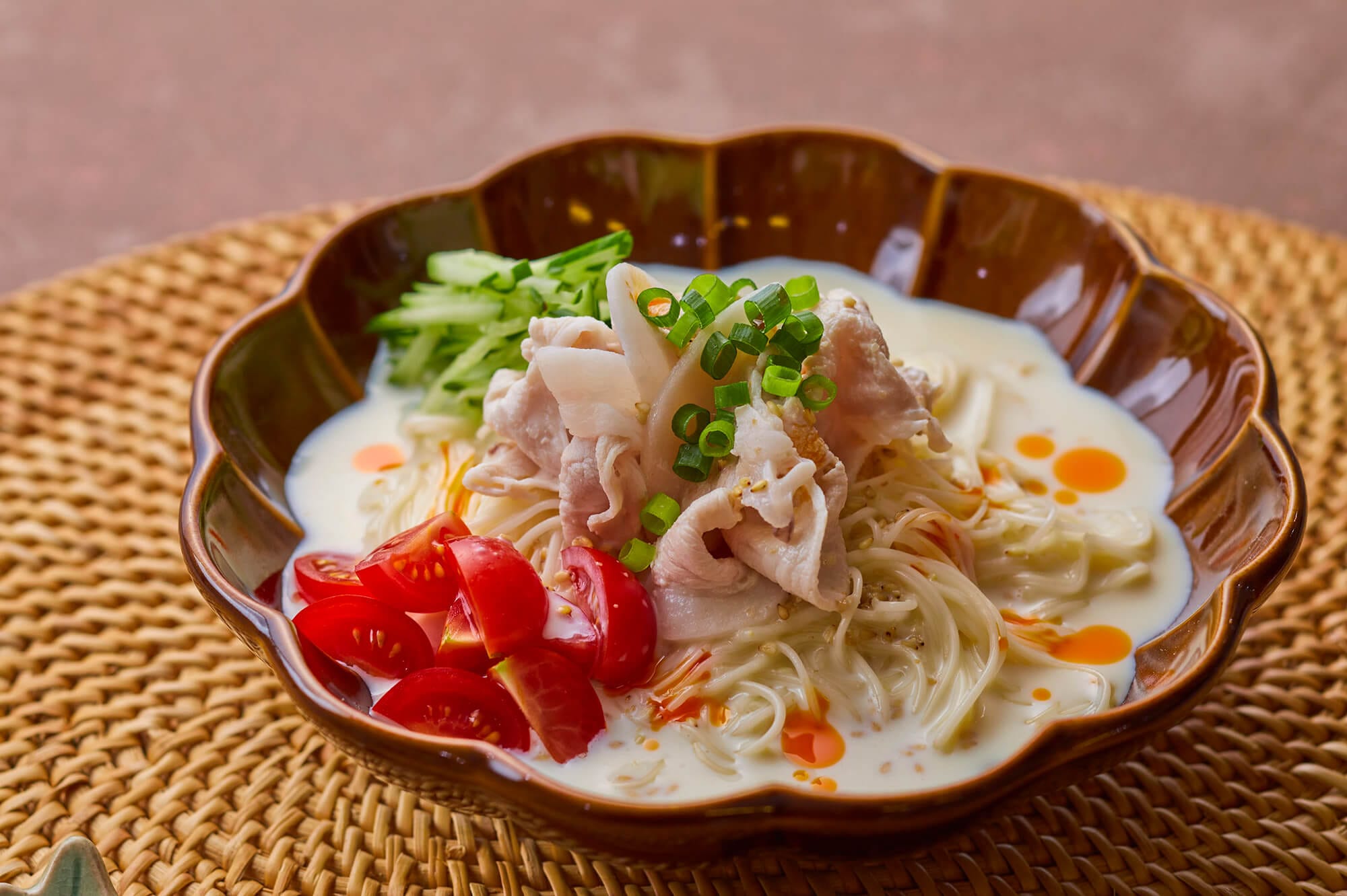 豚しゃぶごまだれそうめん