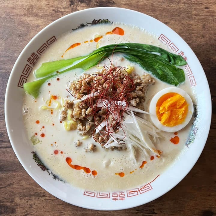 干ししいたけと豆乳のこくまろ担々麵